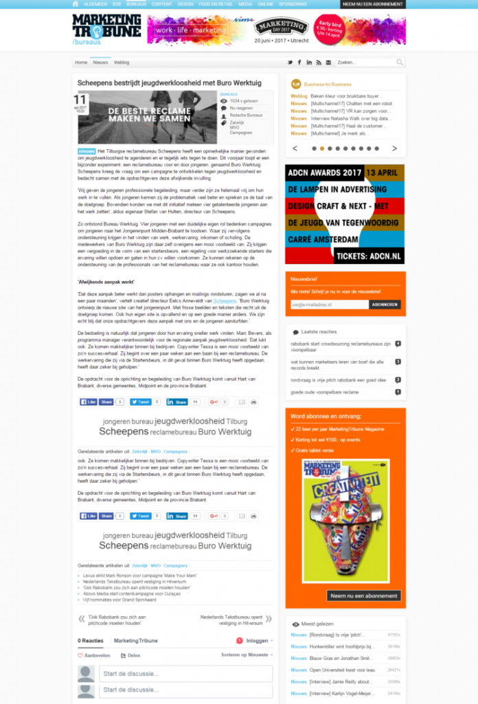 Artikel in Marketing Tribune