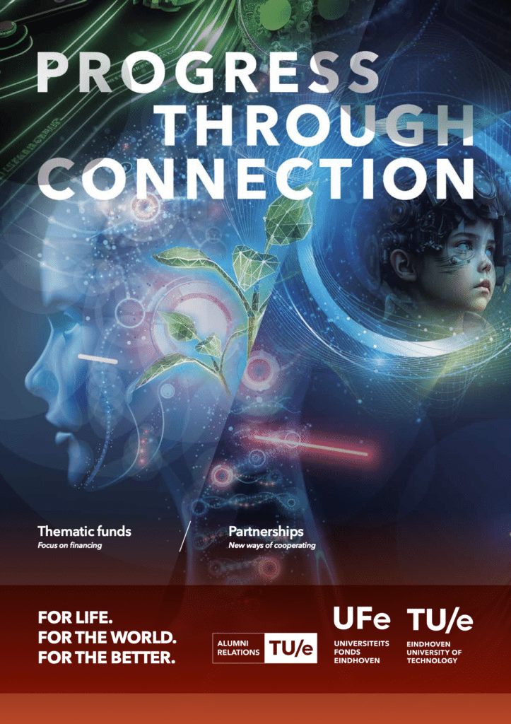 Voorkant van het Jaarbeeld Universiteitsfonds Eindhoven 2023